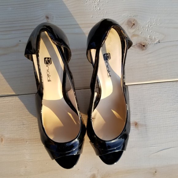 Shiny Black Heels - Picture 4 of 5